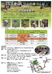 ふる里山くり山の米づくり~稲刈りと里山キノコ観察